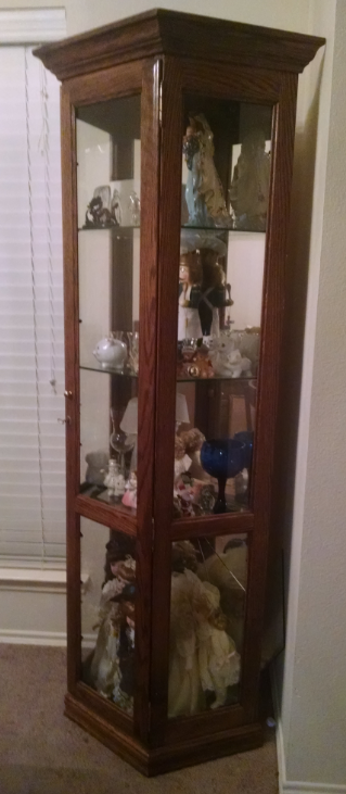 Cool curio cabinet!